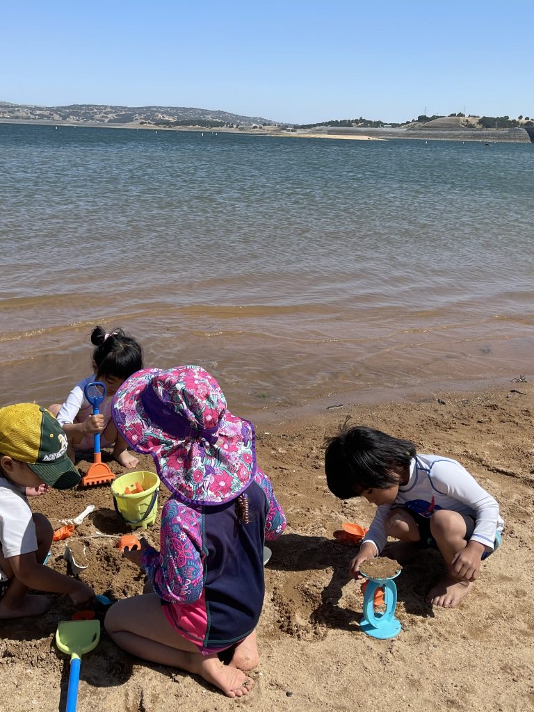 Here’s How We Spent a Long Weekend Car-Camping and Playing at the Beach with Four Families in Sunny Nisenan Territory (aka Folsom Lake)
